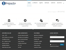 Tablet Screenshot of contabilidadeimpacto.com.br